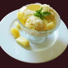 Pineapple Sorbet A picture of Pineapple Sorbet.