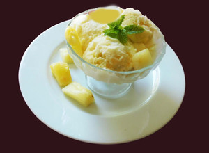 A picture of Pineapple Sorbet.