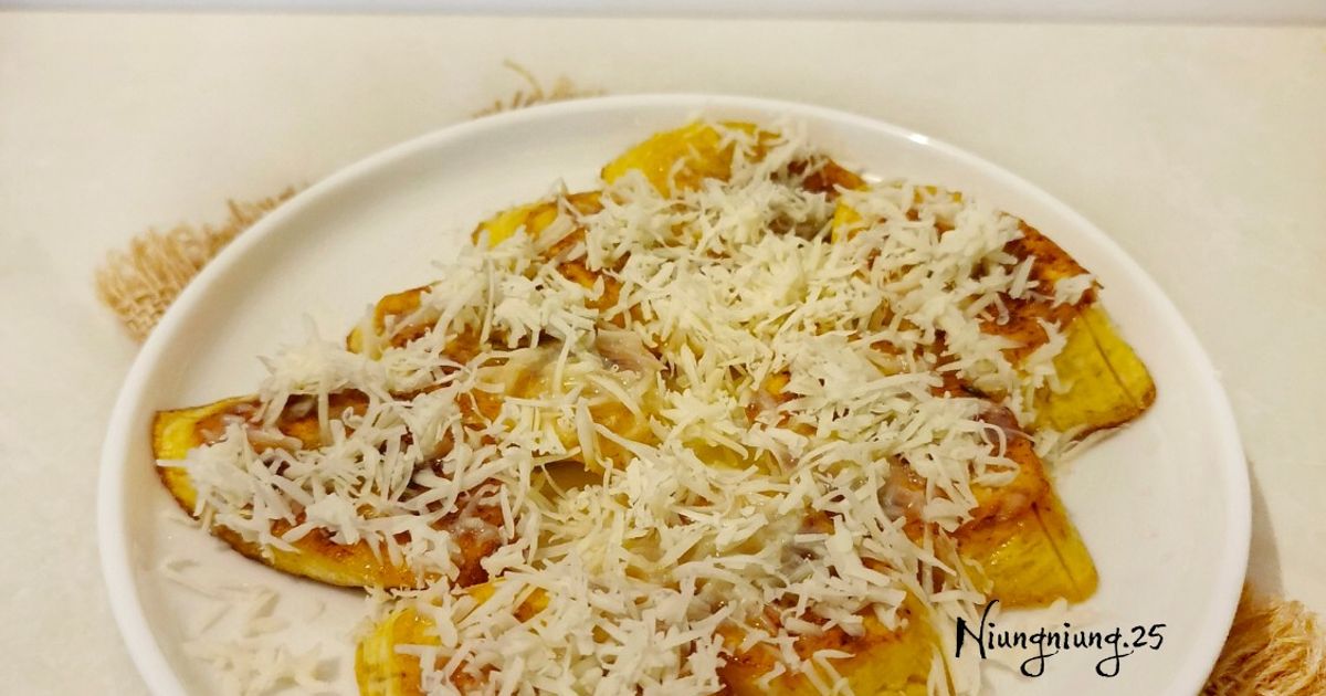 Pisang Goreng Mentega Toping Keju
