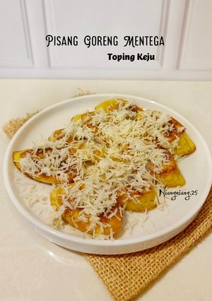Foto resep Pisang Goreng Mentega Toping Keju