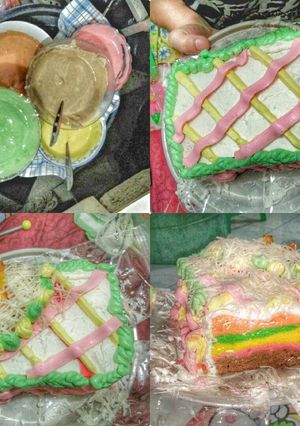 Foto resep Bolu Kukus Pelangi