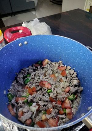 Una foto de Bistec Ranchero