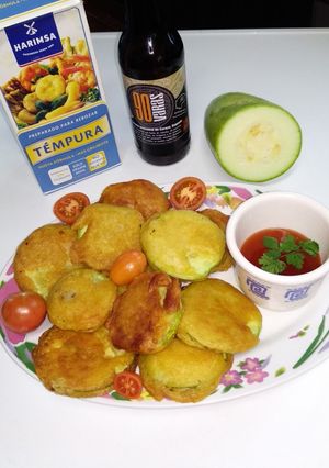 Foto principal de Chorizo de huerta en témpura de Cerveza 🥒
