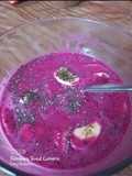 Oat + Buah Naga (Menu Makan Siang Diet)