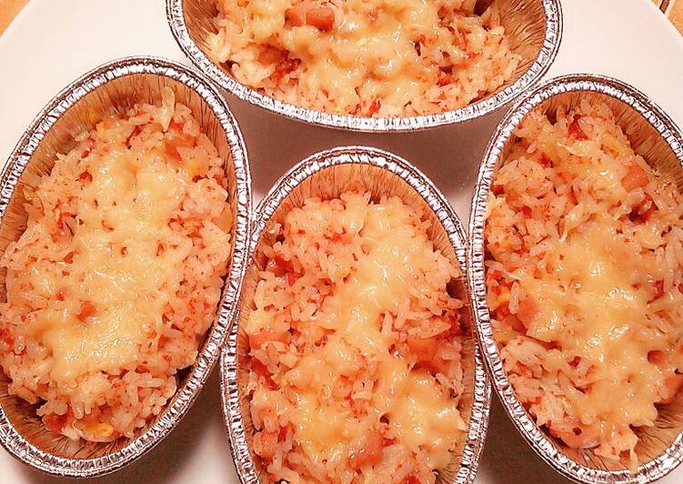 Nasi Panggang Kornet Keju