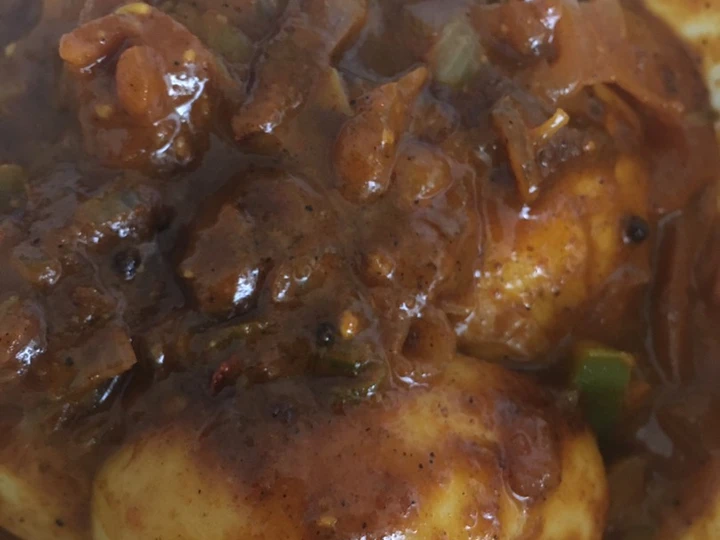 Easy Steps to Prepare Recipes Fried Egg Masala the So Delicious Appealing.