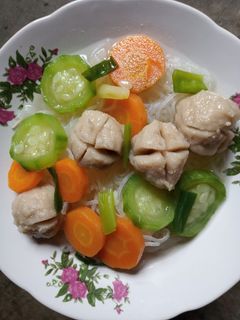 Foto resep Sayur Bening Baso Gambas