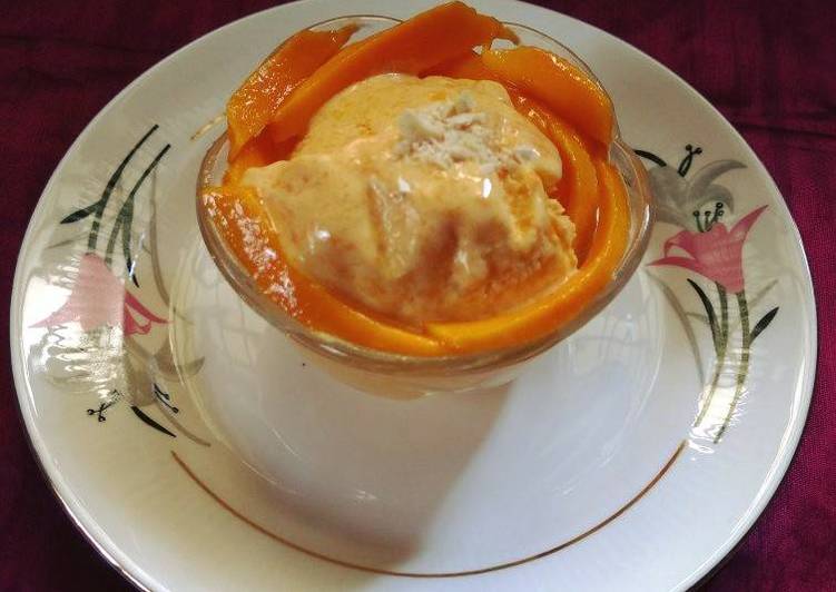 Fresh Mango icecream