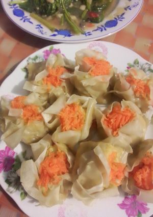 Foto resep Siomay ayam kulit pangsit (dimsum)