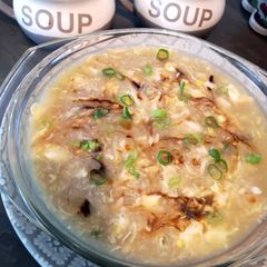 A picture of Chicken Corn Soup.