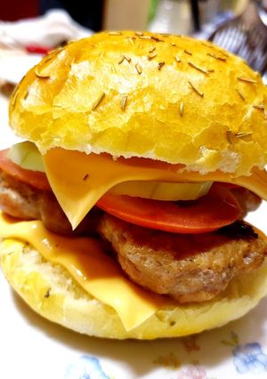 O poză a rețetei Mico-burger.