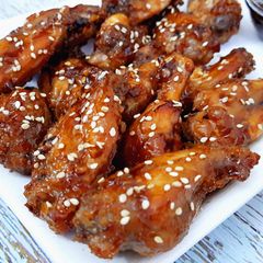 A picture of Air-Fried Teriyaki Chicken Wings.