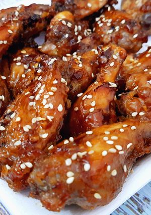 A picture of Air-Fried Teriyaki Chicken Wings.