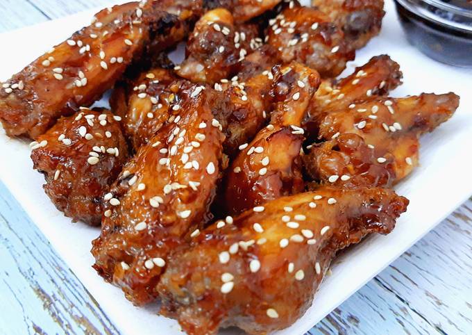 Air-Fried Teriyaki Chicken Wings