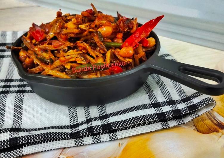 Resep Sambal Teri Kacang Anti Gagal