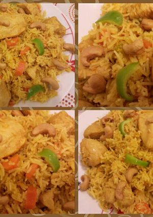صورة لوصفة صدورة الدجاج مع الارز بنكهة البرتقال 🍗🍊🍗🍊