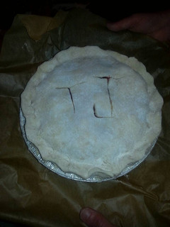 A picture of Strawberry Rhubarb Pie.