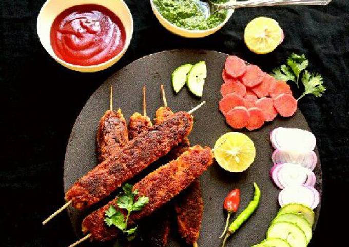 Vegetable clearance seekh kabab