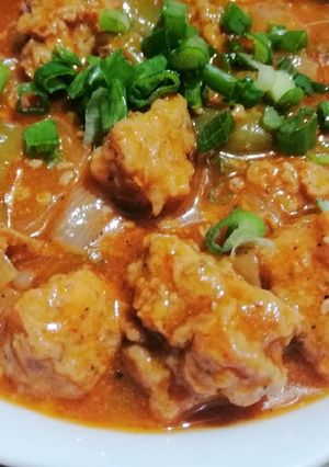 A picture of Chicken Manchurian.