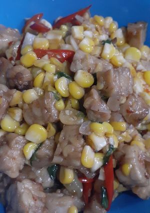 Foto resep Oseng tempe jagung