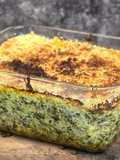 Espinaca a la crema gratinada con mozzarella