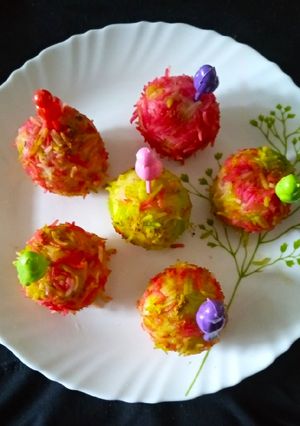 A picture of Rice flour Balls.