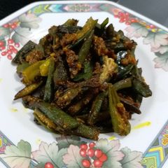 A picture of Okra Fry.