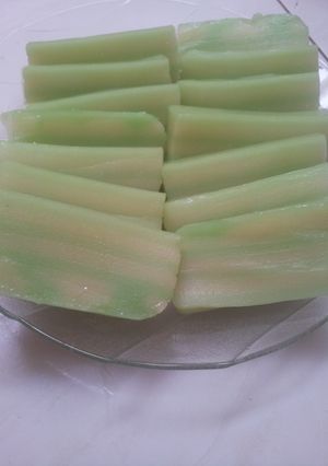Foto resep Lapis Susu Pandan