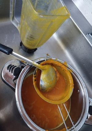 Una foto de Crema de ahuyama