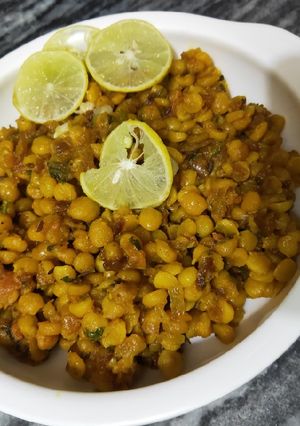 A picture of Masala chana Dal.