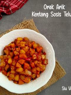 Foto resep Orak-arik kentang sosis telur kecap