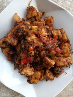 Foto resep Oseng Tempe Telur Kucai