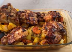Foto resep Paha Ayam Panggang Madu Mustard