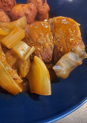 Une photo de Paupiette de porc aux blettes