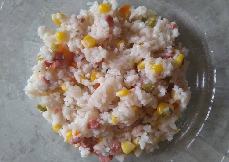 Nasi Gurih Sayur Rice Cooker