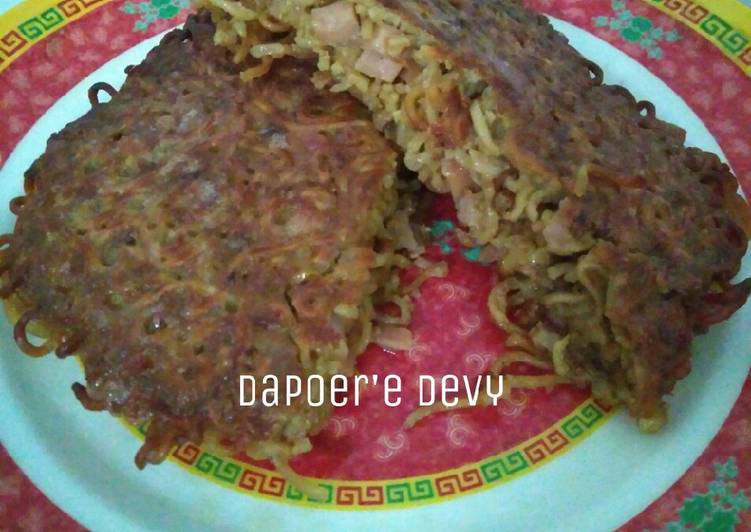 Langkah Mudah untuk Menyiapkan Omelete Mie / Martabak Mie / Pizza Mie Anti Gagal