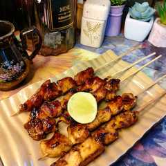 A picture of Sate Ayam.
