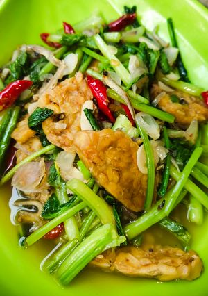 Foto resep Tumis Sawi Caisim,Tempe,Teri