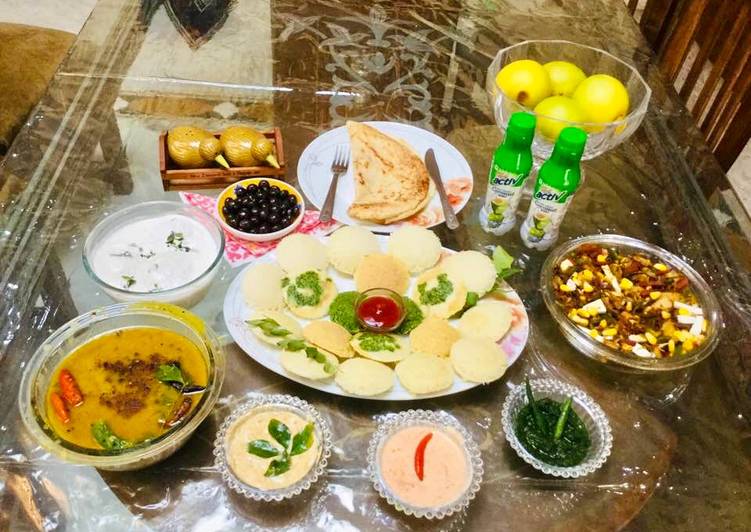 Easiest Way to Make Appetizing South Indian Platter with Coconut