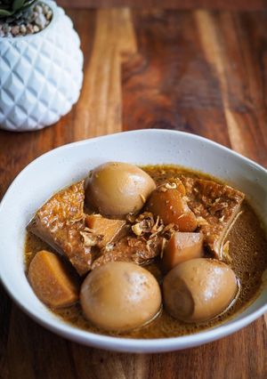 Foto resep Semur Telur, Tahu, Kentang