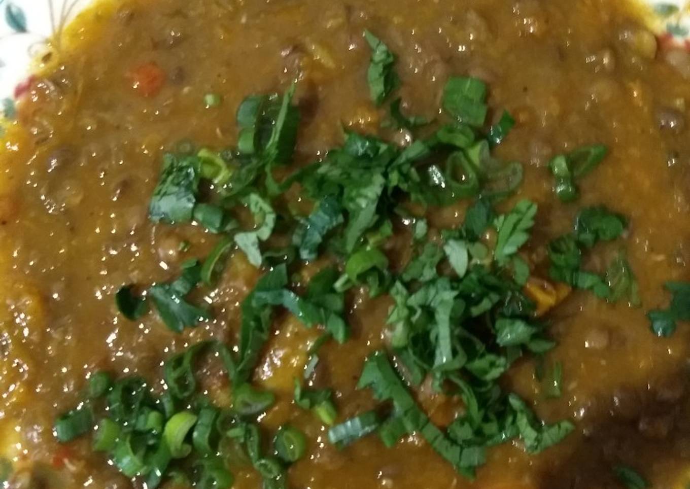 Guiso de lentejas sin carne