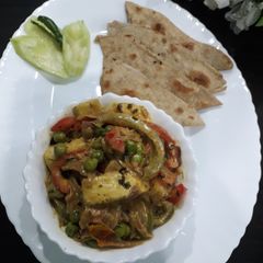 Reshami paneer with paratha ❤❤ restro style A picture of Reshami paneer with paratha ❤❤ restro style.