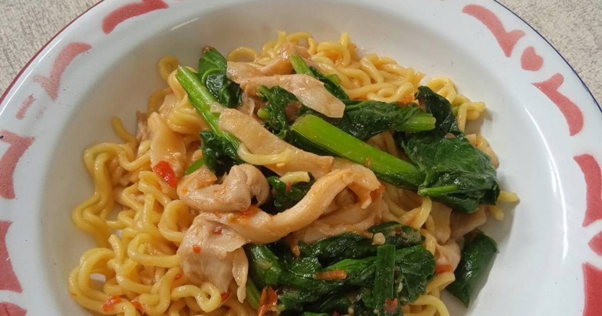 Resep Mie Jamur Tiram Belacan Oleh Devalesha Kitchen Cookpad