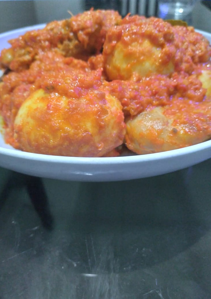 Foto resep Telur Balado Bumbu Ayam Panggang
