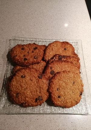 Una foto de Galletas avena con chocolate