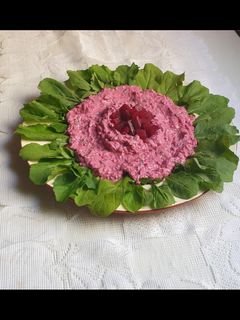 صورة لوصفة شمندر بالطحينة