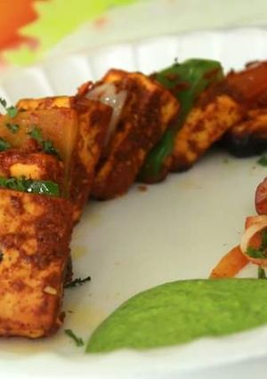 A picture of Tawa panner tikki.