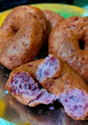 Foto resep Donut ubi ungu lembut gurih