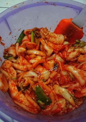 Foto resep Kimchi ala BSY (pakai cabe segar bukan cabe bubuk)