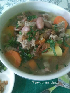 Foto resep Sop daging kacang merah
